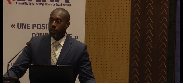 Oumar Watt en intervention lors d'un webinaire sur l'économie numérique africaine